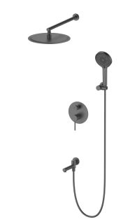 Душевой комплект Wonzon & Woghand Stick WW-88939017-BGM тёмный графит